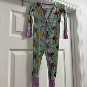 Little Sleepies Disney princess zippy 12-18months